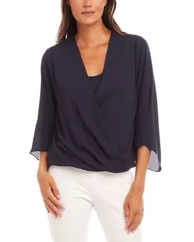 Кроссовер Топ Karen Kane, синий