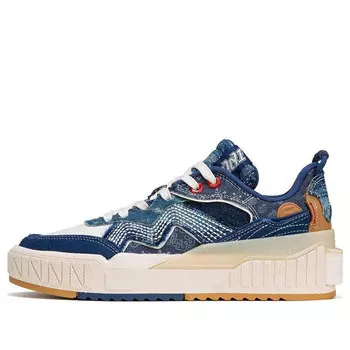 Кроссовки 001 разблокировать скейт обувь Li-Ning, синий