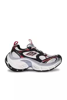 Кроссовки 10xl Balenciaga, серый/белый/красный