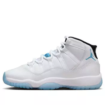 Кроссовки 11 'legend blue' 2024 Air Jordan, белый