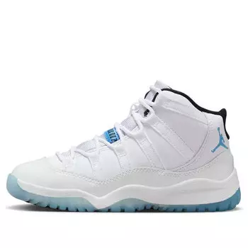 Кроссовки 11 'legend blue' 2024 Air Jordan, белый