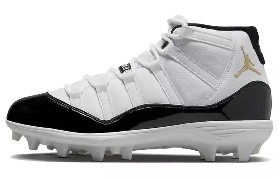 Кроссовки 11 Mid TD Cleat DMP Gratitude Jordan, белый/черный