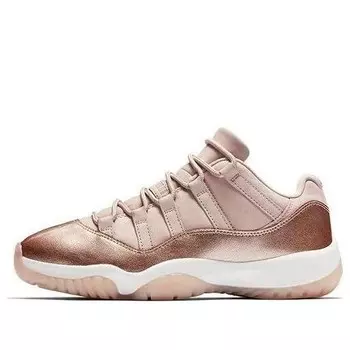 Кроссовки 11 низкие Air Jordan, розовый