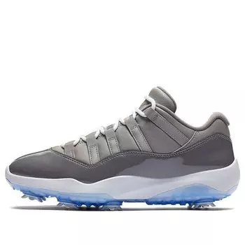 Кроссовки 11 низкие гольфы Air Jordan, серый
