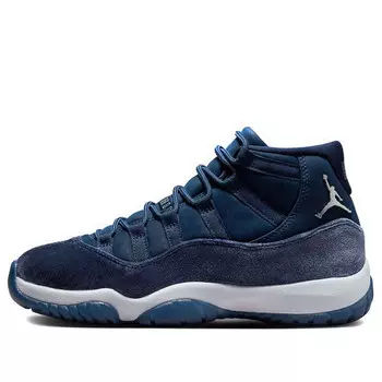 Кроссовки 11 retro 'midnight navy velvet' Air Jordan, синий