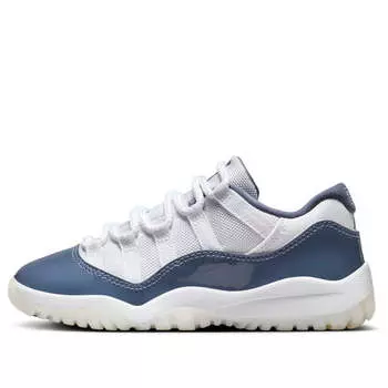 Кроссовки 11 ретро низкие Air Jordan, белый
