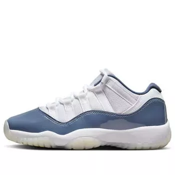 Кроссовки 11 ретро низкие Air Jordan, белый