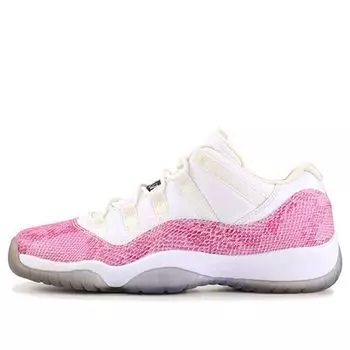 Кроссовки 11 ретро низкие Air Jordan, белый