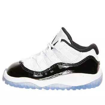 Кроссовки 11 ретро низкие Air Jordan, белый
