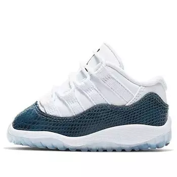 Кроссовки 11 ретро низкие Air Jordan, белый
