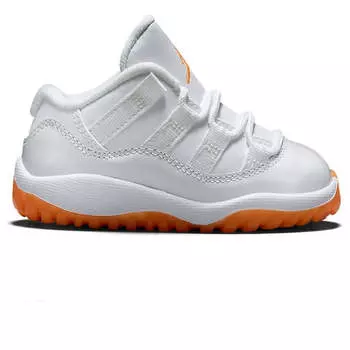 Кроссовки 11 ретро низкие Air Jordan, белый