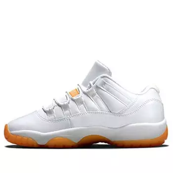 Кроссовки 11 ретро низкие Air Jordan, белый