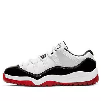 Кроссовки 11 ретро низкие Air Jordan, белый