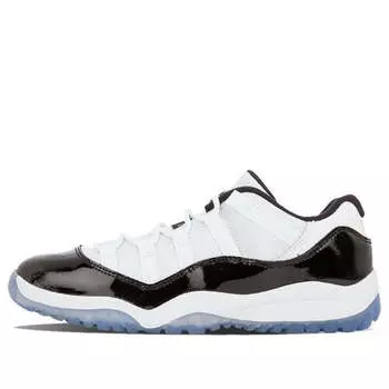 Кроссовки 11 ретро низкие Air Jordan, белый