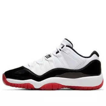 Кроссовки 11 ретро низкие Air Jordan, белый