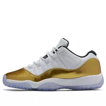 Кроссовки 11 ретро низкие Air Jordan, белый