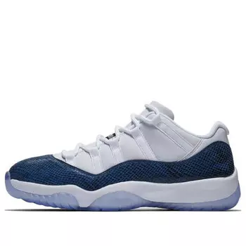 Кроссовки 11 ретро низкие Air Jordan, белый
