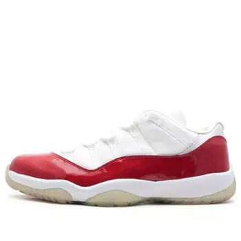 Кроссовки 11 ретро низкие Air Jordan, белый