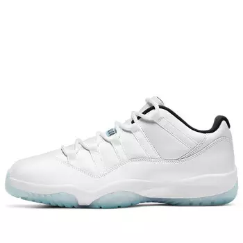 Кроссовки 11 ретро низкие Air Jordan, белый