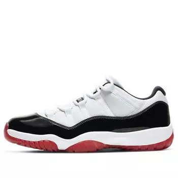 Кроссовки 11 ретро низкие Air Jordan, белый
