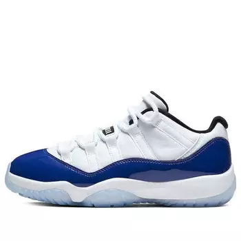 Кроссовки 11 ретро низкие Air Jordan, белый