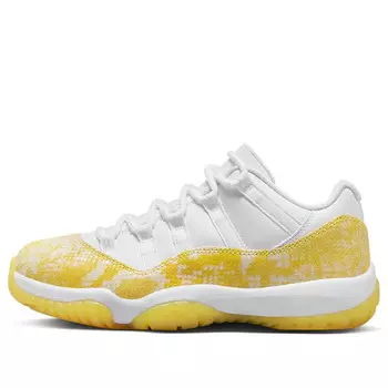 Кроссовки 11 ретро низкие Air Jordan, белый