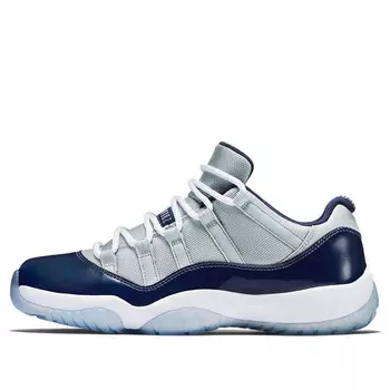 Кроссовки 11 ретро низкие Air Jordan, серый