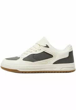Кроссовки 12475560 Bershka, молочный