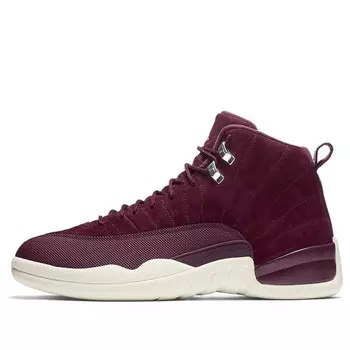 Кроссовки 12 ретро Air Jordan, бордовый
