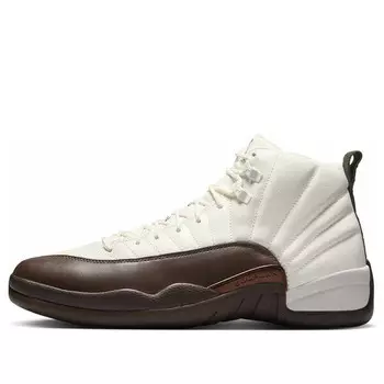 Кроссовки 12 x solefly 'white baroque brown' Air Jordan, белый
