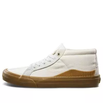 Кроссовки 138 mid taka hayashi marshmallow white Vans, белый