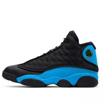 Кроссовки 13 retro 'black university blue' Air Jordan, черный