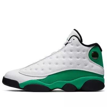Кроссовки 13 retro 'lucky green' Air Jordan, белый