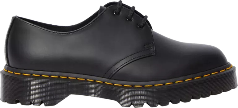 Кроссовки 1461 Bex Smooth Leather Oxford 'Black', черный