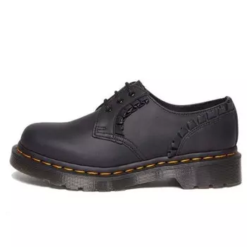 Кроссовки 1461 frill nappa leather oxford shoes 'black' Dr. Martens, черный