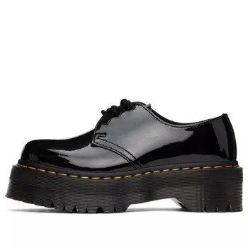 Кроссовки 1461 patent leather platform Dr. Martens, черный