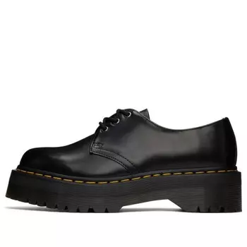 Кроссовки 1461 smooth leather platform 'black' Dr. Martens, черный