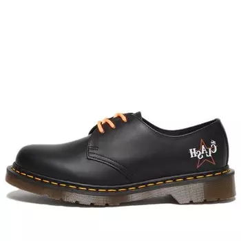Кроссовки 1461 the clash made in england oxford 'black' Dr. Martens, черный