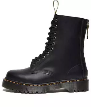 Кроссовки 1490 hi bex zip leather boots 'black' Dr. Martens, черный