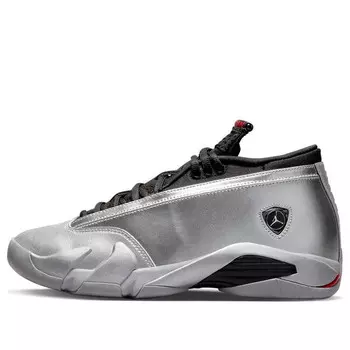 Кроссовки 14 ретро низкие Air Jordan, серебряный