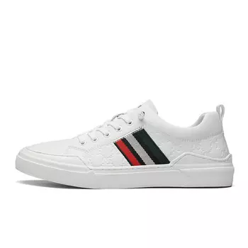 Кроссовки 15 MINS Skateboarding Shoes Men Low-top, белый