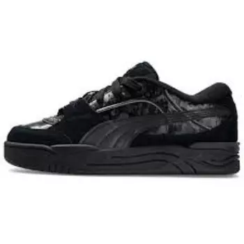 Кроссовки 180 luxe sport low 'black' Puma, черный