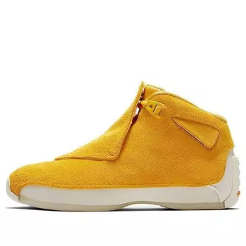 Кроссовки 18 ретро Air Jordan, желтый