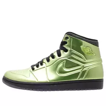 Кроссовки 1 анодированные Air Jordan, зеленый