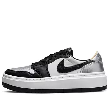 Кроссовки 1 elevate low se 'silver toe' Air Jordan, серебряный