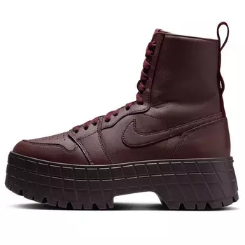Кроссовки 1 high brooklyn 'burgundy crush' Air Jordan, бургундия