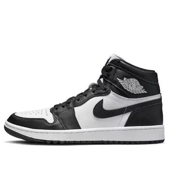 Кроссовки 1 high golf 'panda' Air Jordan, черный