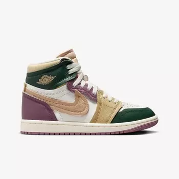 Кроссовки 1 High MM 'Galactic Jade' Jordan, мультиколор