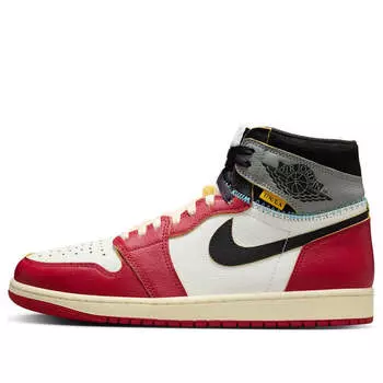 Кроссовки 1 high og sp x union Air Jordan, красный