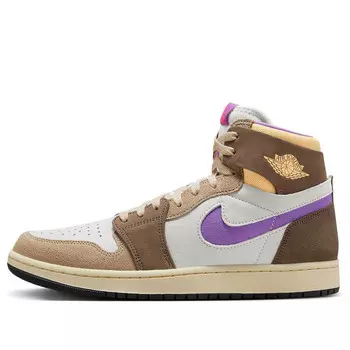 Кроссовки 1 high zoom air cmft 2 'palomino wild berry' Air Jordan, зеленый